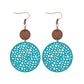 Earedge - Perforated Teardrop Drop Earrings