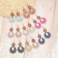 Earedge - Scalloped Filigree Drop Earrings