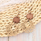 Earedge - Scalloped Filigree Drop Earrings
