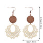 Earedge - Scalloped Filigree Drop Earrings