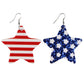 Earedge - Patriotic Star Stripe Earrings