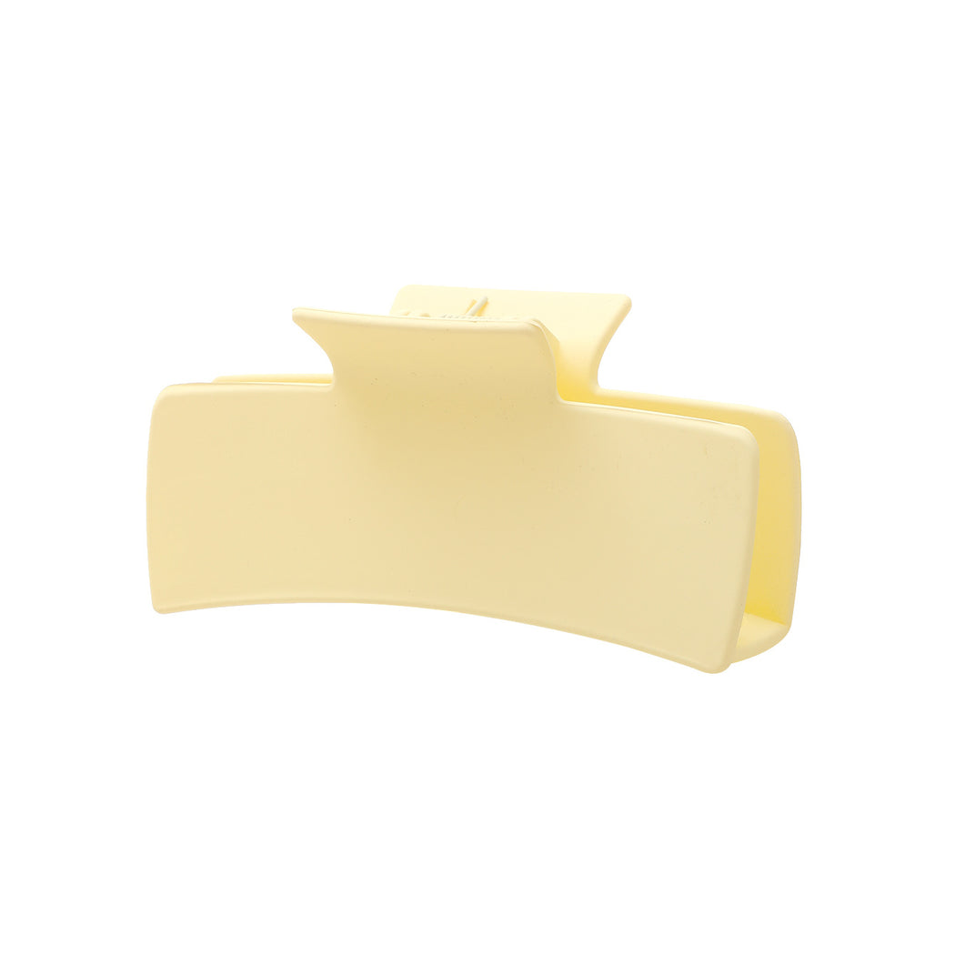 Yellow hair claw on white background