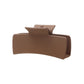 Brown hair claw on white background