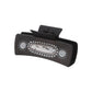 Black gem motif hair claw on white background