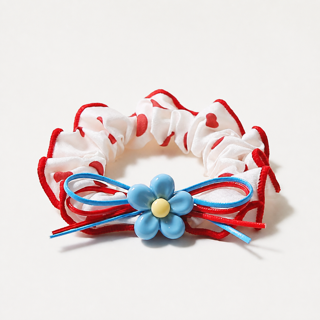 Floral Cherry Scrunchie Set variant image