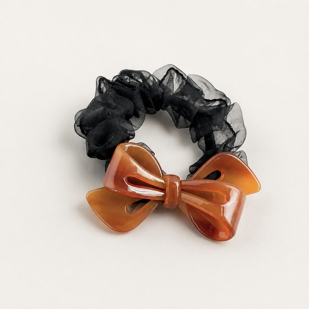 Marbled Bow Scrunchie Collection variant image