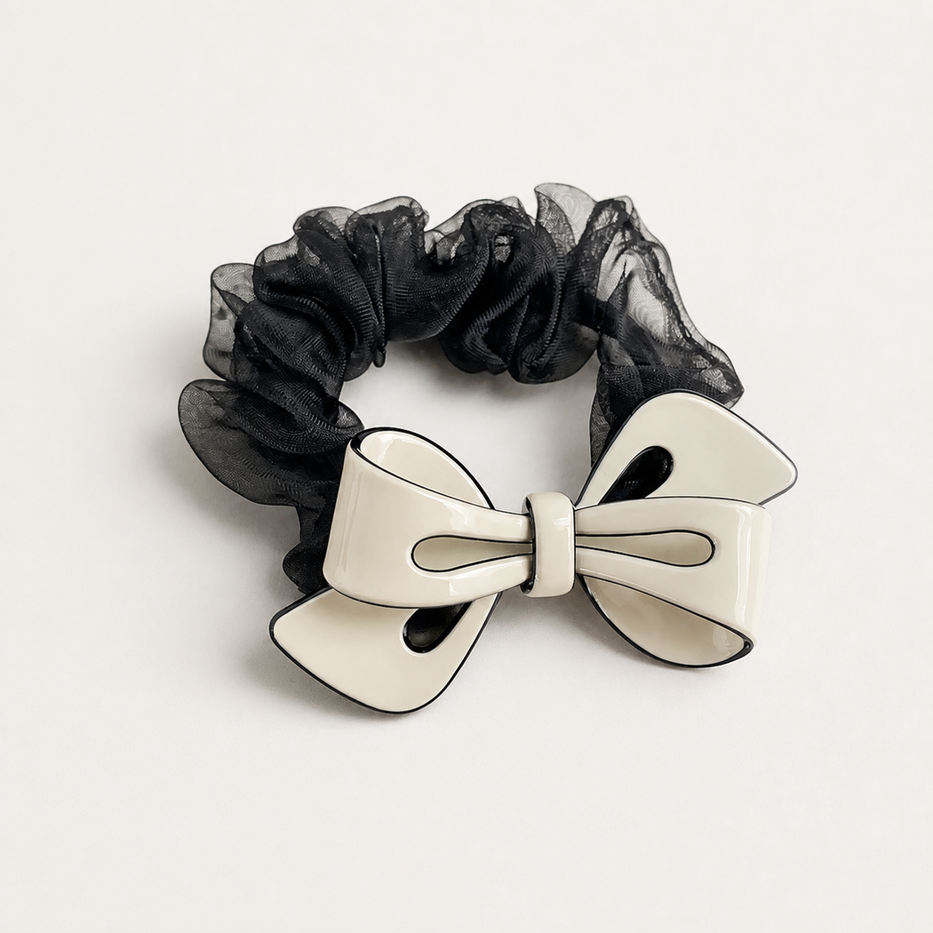 Marbled Bow Scrunchie Collection variant image