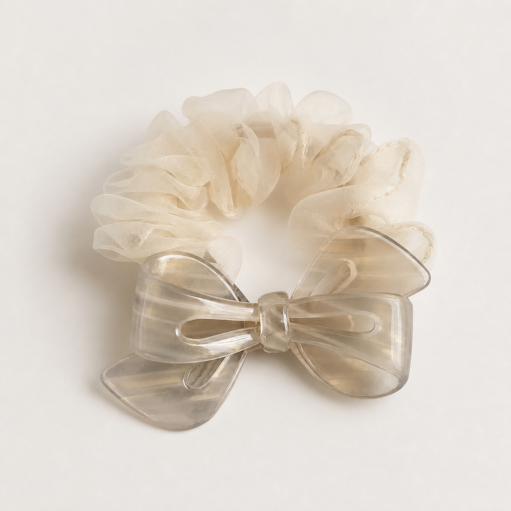 Marbled Bow Scrunchie Collection variant image