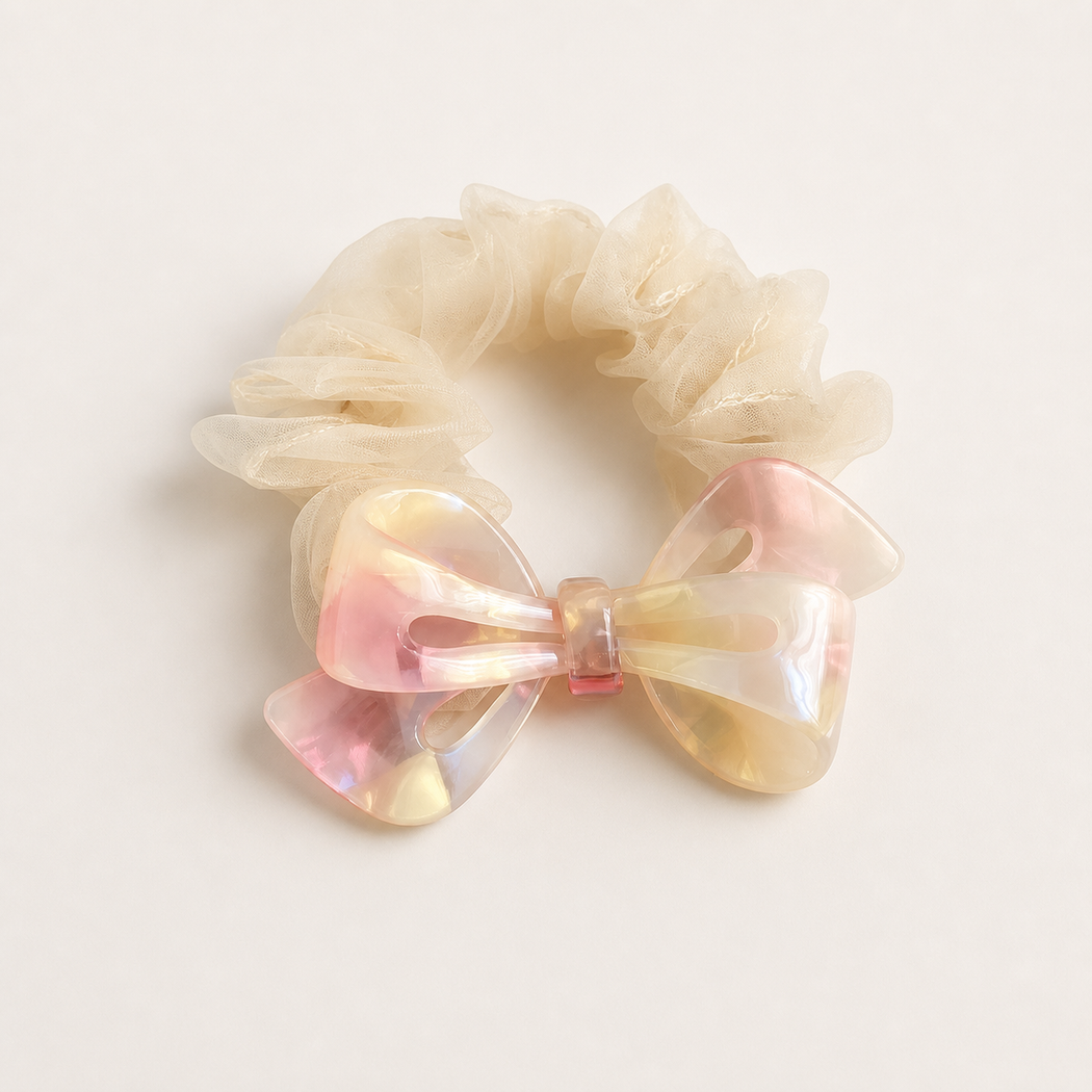 Marbled Bow Scrunchie Collection variant image