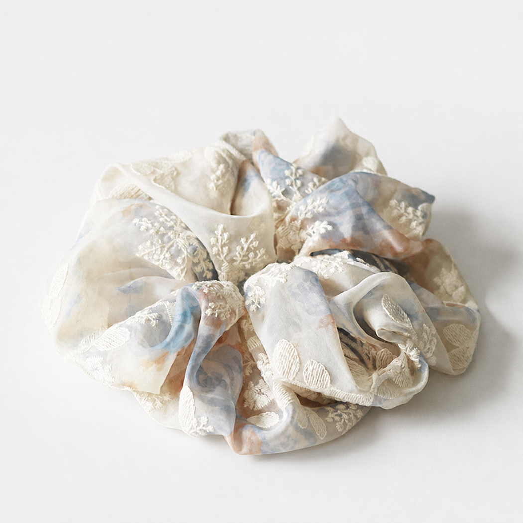 Oversized Mesh Scrunchie Collection showing multiple available variants