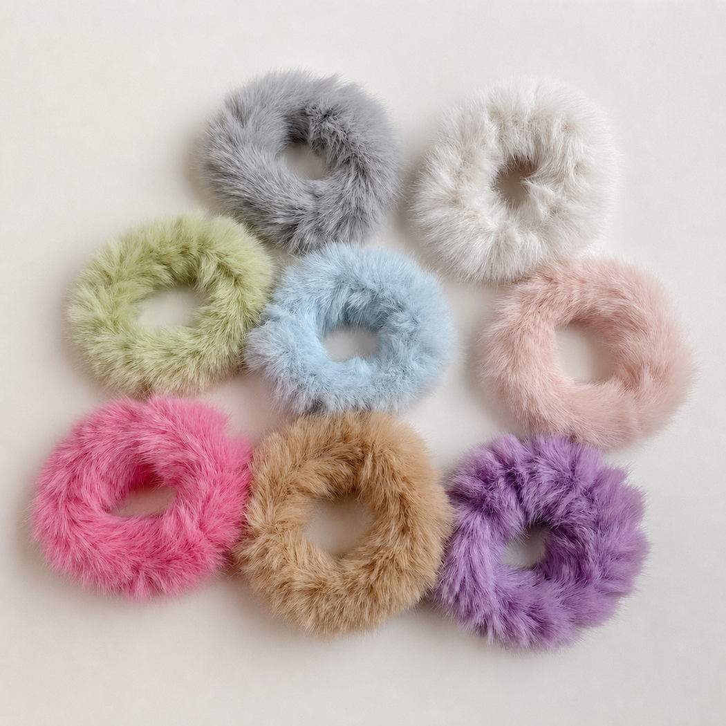 Gifty - Plush Scrunchie Assortment