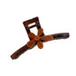Beau - Glossy Flower Motif Acetate Hair Claw Clip