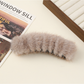 Beau - Soft Solid Color Curved Banana Claw Clip