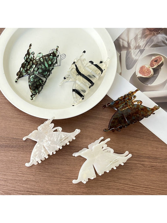 Beau - Retro Acetate Butterfly Shaped Hair Clip