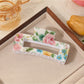 Beau - Minimalist Rose Motif Claw Clip