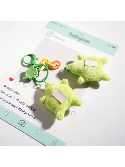 Keypus - Cute Green Turtle Keychain