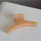 Beau - Curved Straight Bar Design Claw Clip
