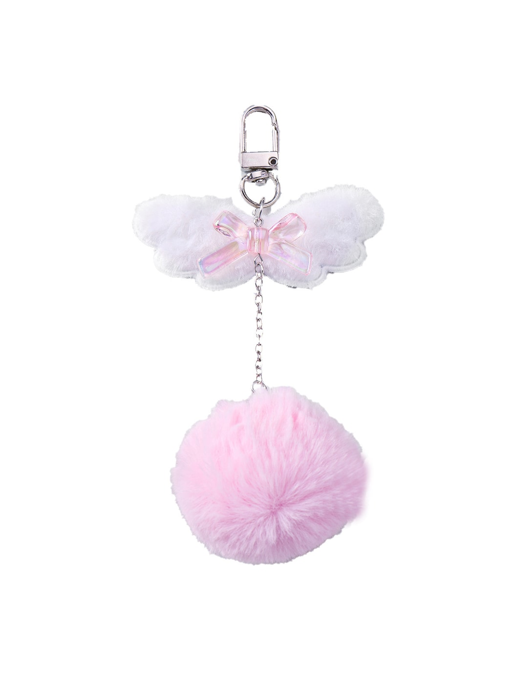 Keypus - Y2K Angel Wings Bow Heart Bag Charm Keychain