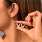 Earedge - Colorful Heart Elegant Earrings