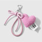 Keypus - Y2K Plush Heart Bow Bag Pendant Keychain