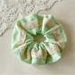 Gifty - Plaid Lace Trim High Stretch Hair Tie