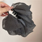 Beau - Polka Dot Ruffle Banana Clip Hair Accessory