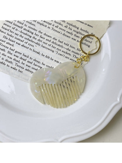 Keypus - Mini Heart Shaped Comb Keychain