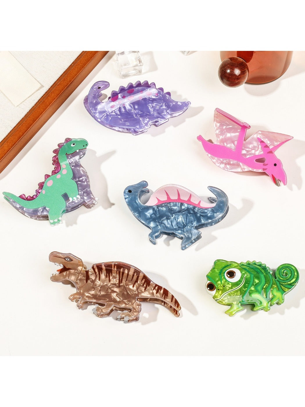 Beau - Cute Cartoon Dinosaur Hair Clips