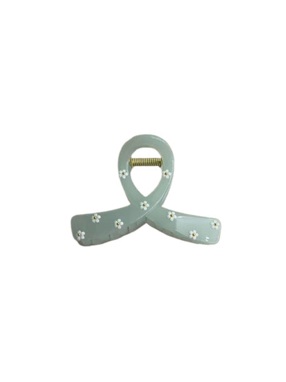 Beau - PC Daisy Detail Open Shape Claw Hair Clip