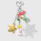 Keypus - Christmas Cute Bell Star Keychain