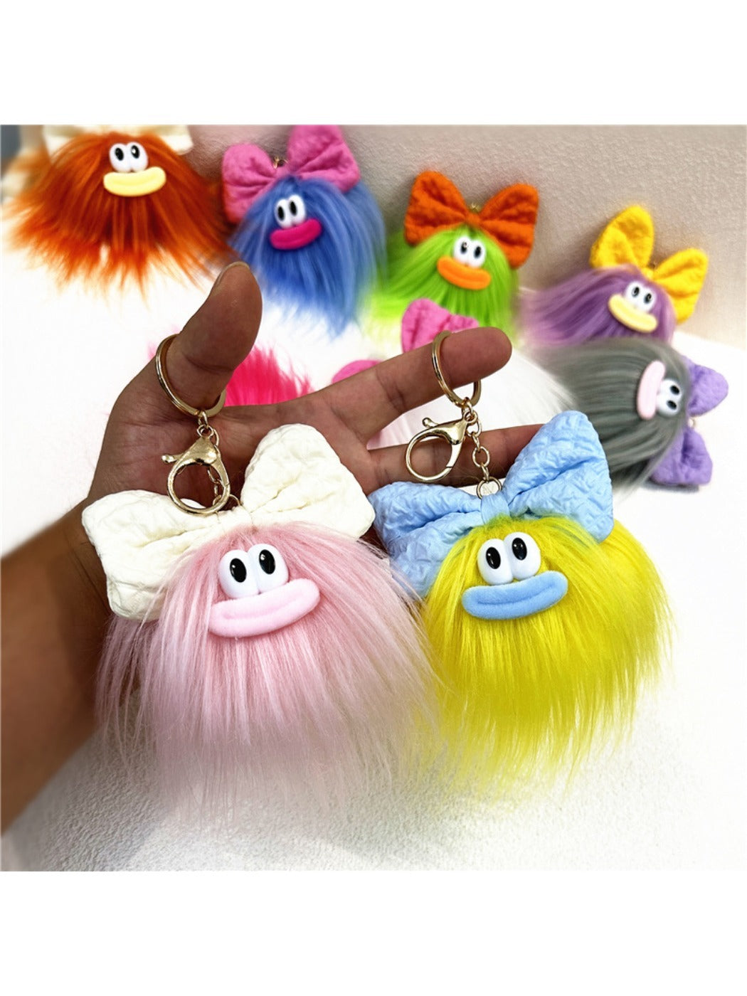 Keypus - Funny Bow Doll Bag Charm Keychain