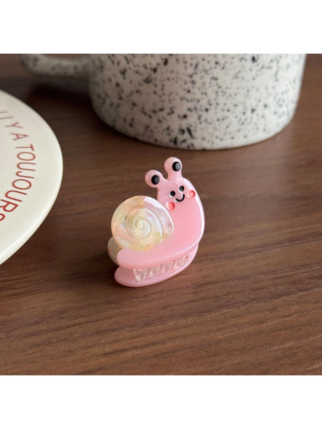 Beau - Cute Snail Shape Acetate Claw Hair Clip