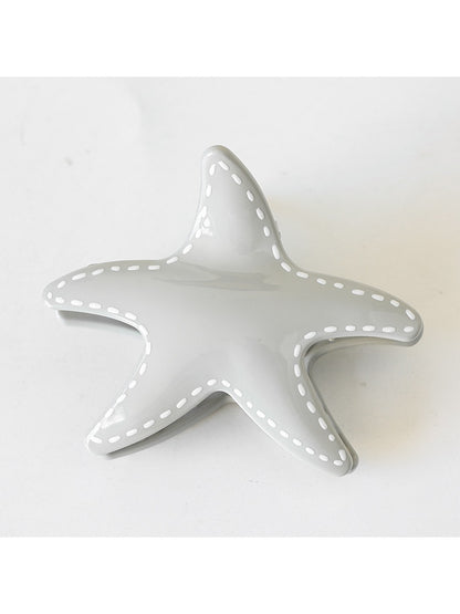 Beau - Starfish Ocean Style Glossy Claw Hair Clip