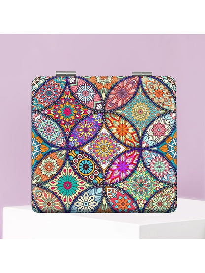 Mirroray - Decorative Pattern Folding Makeup Mirror