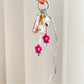 Keypus - Beaded Flower Design Keychain