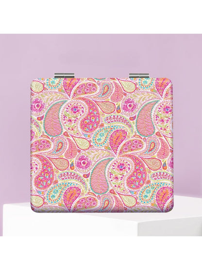 Mirroray - Vintage Patterned Square Compact Mirror