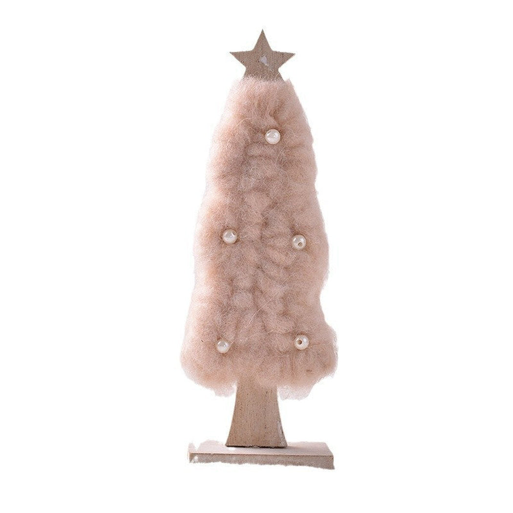 Christmas star-top tabletop tree, alternate view 2