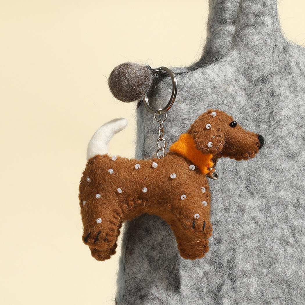 Dog breed character keychain, alternate view 6