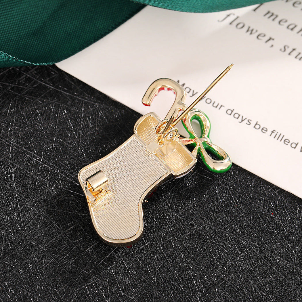 Christmas winter icon brooch, alternate view 4