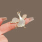 Winged goose iridescent brooch, alternate view 2