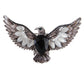 Antique silver eagle brooch, front view