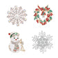 Christmas sculpted motif brooch, alternate view 5