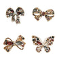 Burgundy openwork brooch, alternate view 2