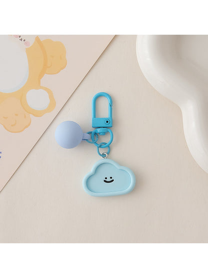 Keypus - Macaron Colors Cute Smiley Face Keychain