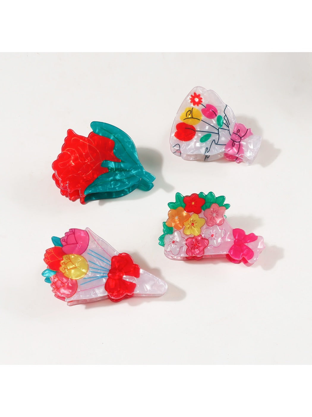 Beau - Cute Bouquet Shaped Hair Claw Clip