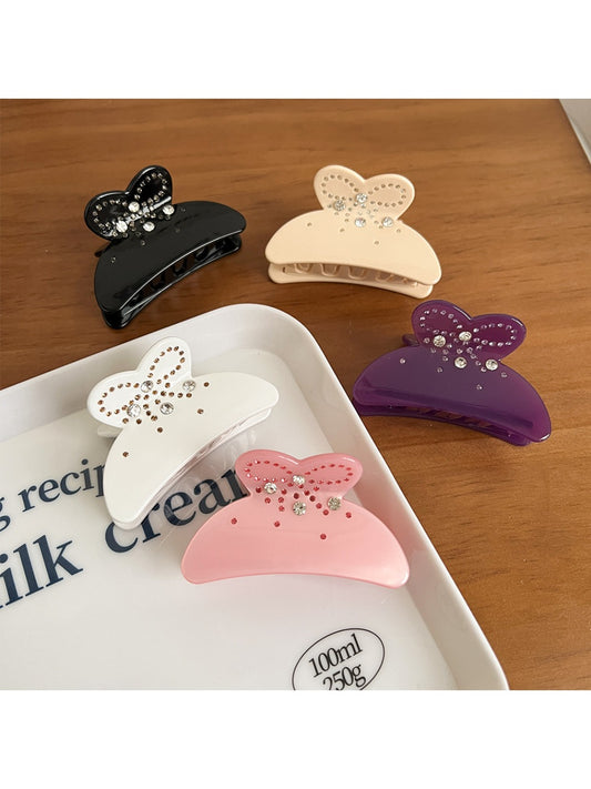 Beau - Butterfly Dot Rhinestone Hair Clip