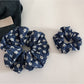 Gifty - Retro Blue Fashion Scrunchie