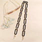Velra - Minimalist Black Chain Style Eyeglass Strap