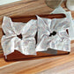 Gifty - Dreamy Floral Polyester Fabric Bow Scrunchie