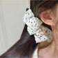 Beau - White Bow Banana Clip